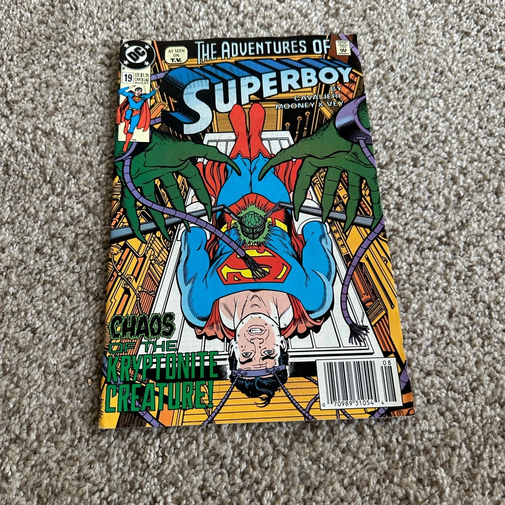 The Adventures of Superboy #19 1991 DC Comics Comic Book